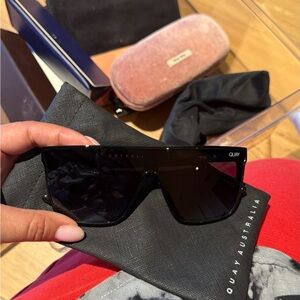 Quay Australia Black Sunglasses